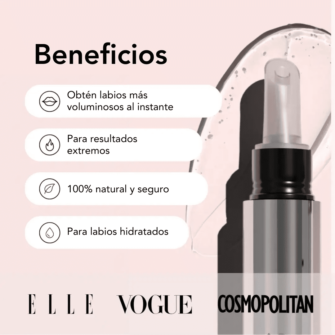 Voluminizador de Labios Instantáneo – Realza, Hidrata y Da Brillo - Aurea Lab
