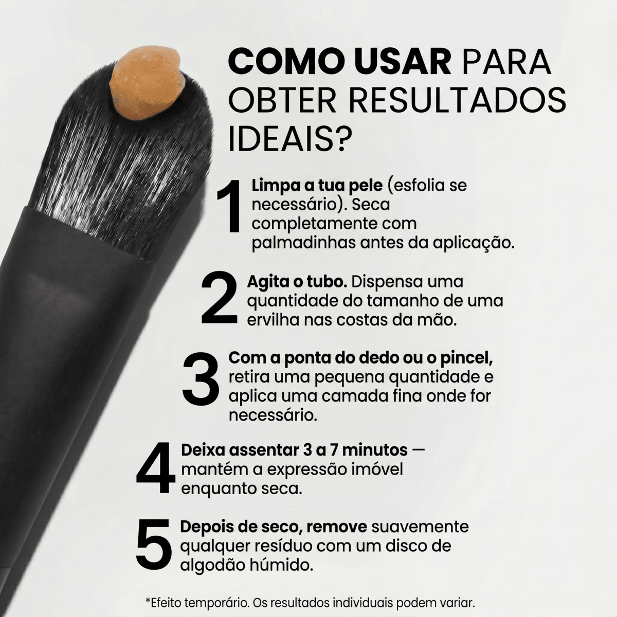 Anti-Olheiras - como usar