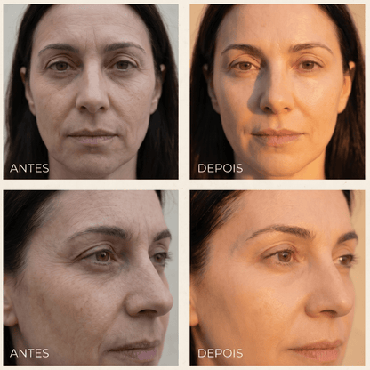Anti-Olheiras - antes e depois